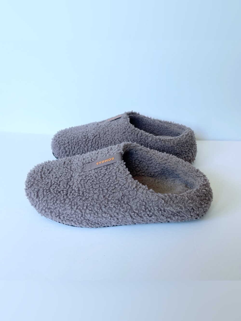 Bombas Cozy Dusty Purple Sherpa Slippers Size 9 8 8.5 Comfy Lounge Memory Foam